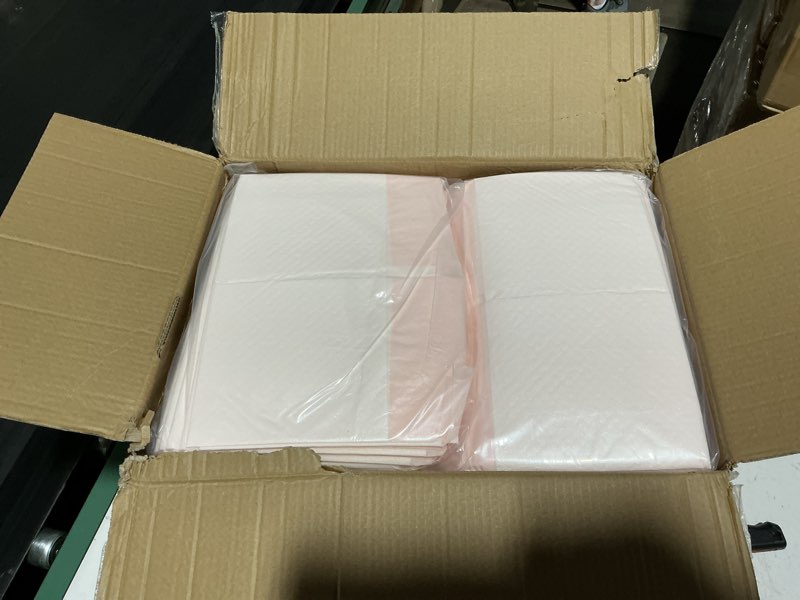 Condition photo showing Good Condition for mkiss heavy duty bed pads 40" x 40"(80 count), disposable super absorbent incontinence underpads, extra large and thicken chucks pads for adults, children, babies, elderly and pets 40"x40"(80 count)