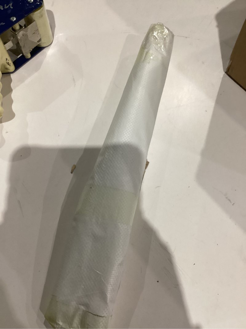 NECAUX 18 Inch Round Frosted Table Cover Protector, 1.5mm Thick Upgraded Version, Unshrinkable Water