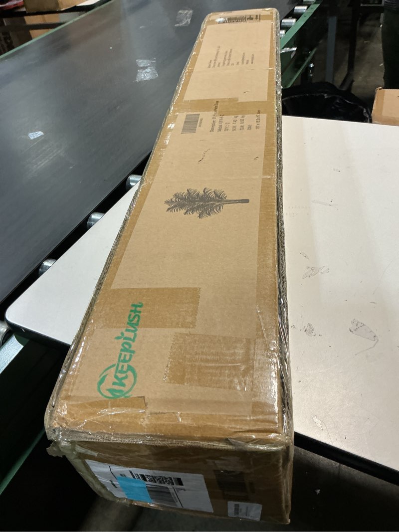 Condition photo showing New/Like New for Artificial Palm Tree 6ft Tall Fake Palm Tree Indoor Decor with 18 Trunks and Real Bark Design Faux Tropical Areca Palm Silk Floor Plant in Pot for Home Office Living Room Bedroom Decor 2pcs 2 6ft