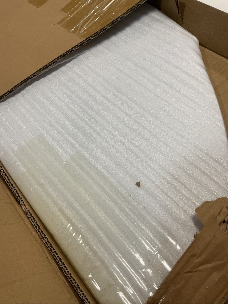 Condition photo showing As Is for clear window well covers outside 41" x 16", heavy duty polycarbonate basement/egress window well cover, uv resistant, tear-resistant, waterproof, windproof (only cover)