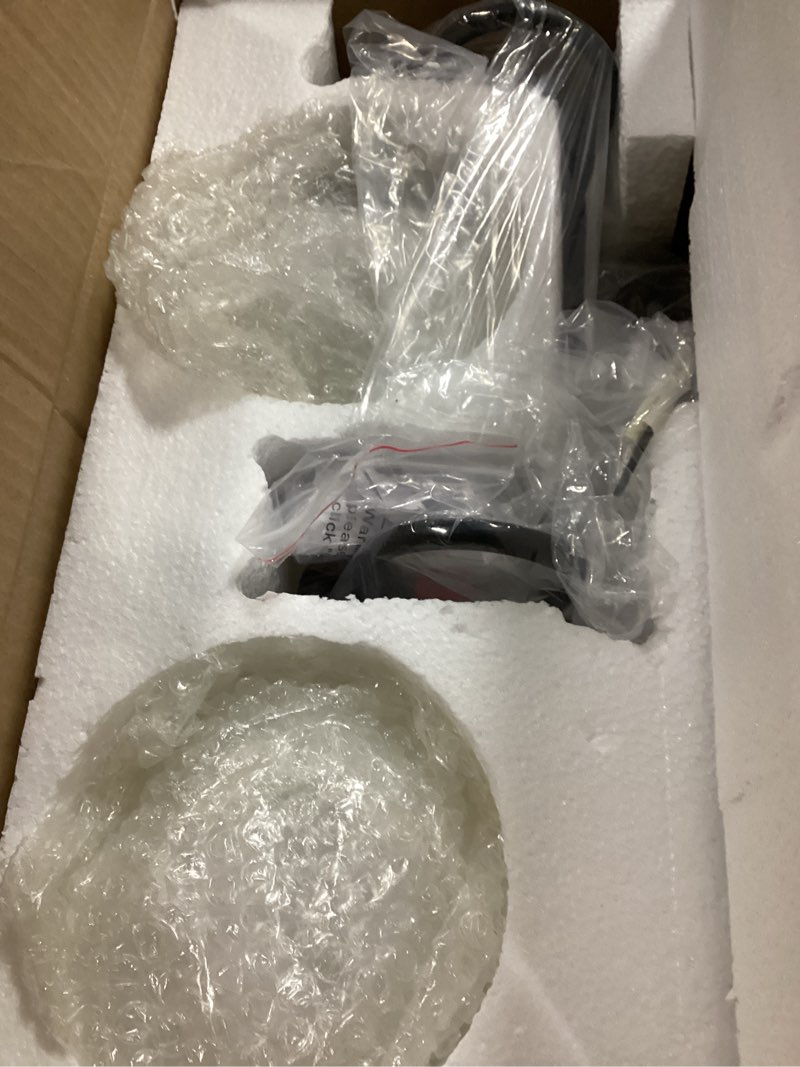 Condition photo showing New/Like New for Mid Century Modern Vanity Lights for Bathroom, Black Metal Frame and Milk White Frosted Glass Globe, 2 Lights, Wall Sconce, 7.09"L x 7.09"W x 14.17"H Black 2 lights