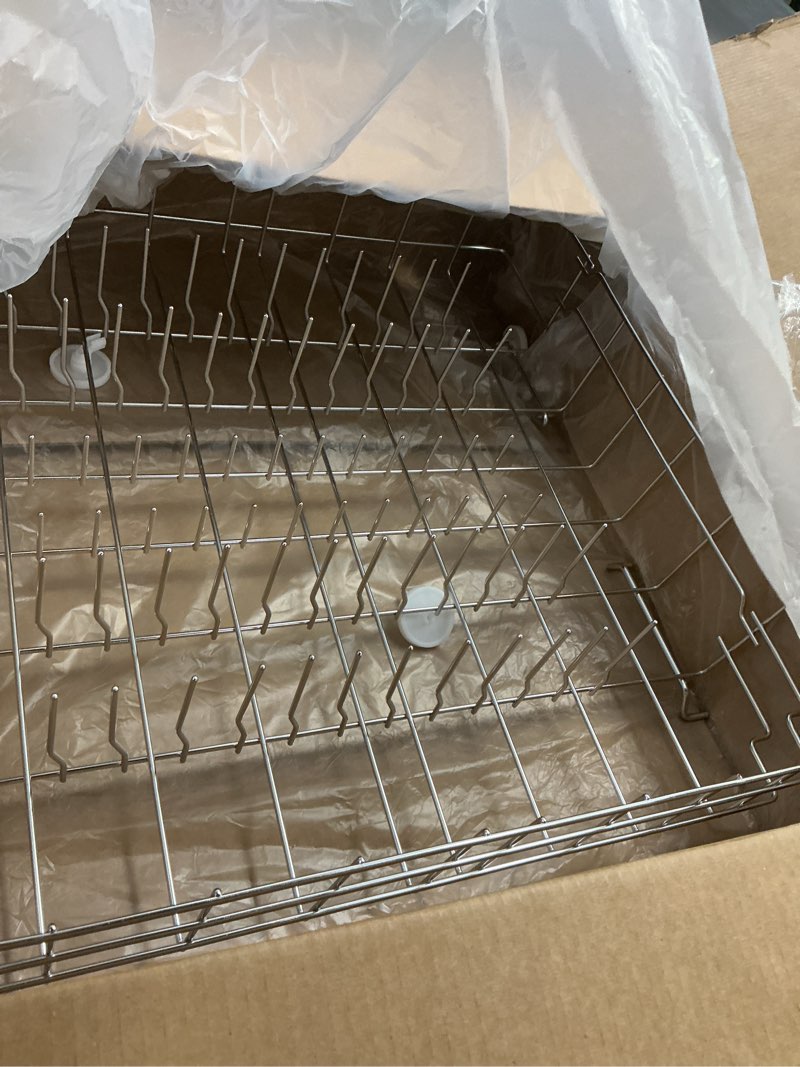 Condition photo showing Good Condition for UPGRADED 304 Stainless Steel 808602302 5304535768 Dishwasher Lower Rack Replacement Compatible with Frigidaire Dishwasher Rack Parts with 154174501 Wheels Replaces 154432602 154432601 Dishwasher