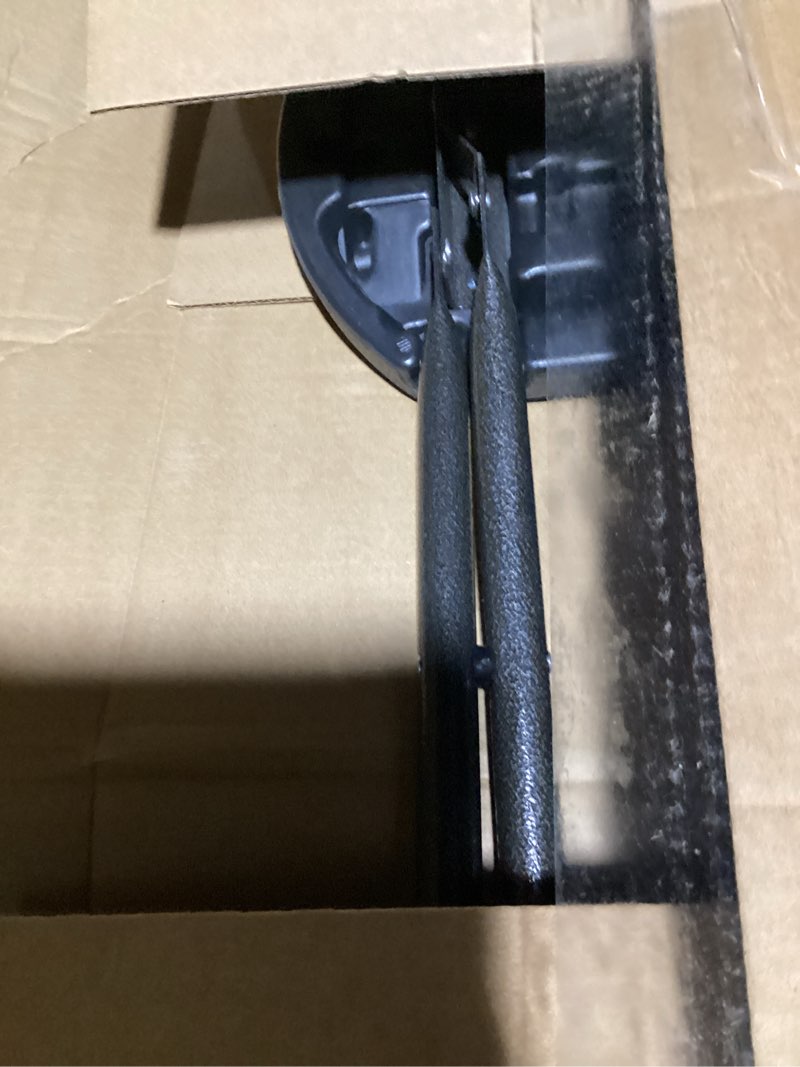 Condition photo showing As Is for TAVR Furniture Portable Folding Chair with Handle, Heavy Duty Round Fold Stool Chair with 500lbs Capacity for Adults, 18 Inch Foldable Stool for Dorm, Kitchen, Vanity, Church and Outdoor use Black, 1 Pcs 18-Inch