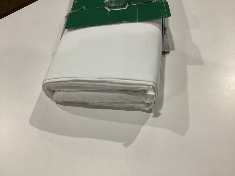 Condition photo showing New/Like New for THREAD SPREAD 100% Organic Cotton Sheets Full Size - 4 PC Organic Cotton Full Size Percale Weave Sheet Set, Soft, Cooling, Crisp & Breathable, 16" Deep Pocket Hotel Quality Bedding Set - White Full White