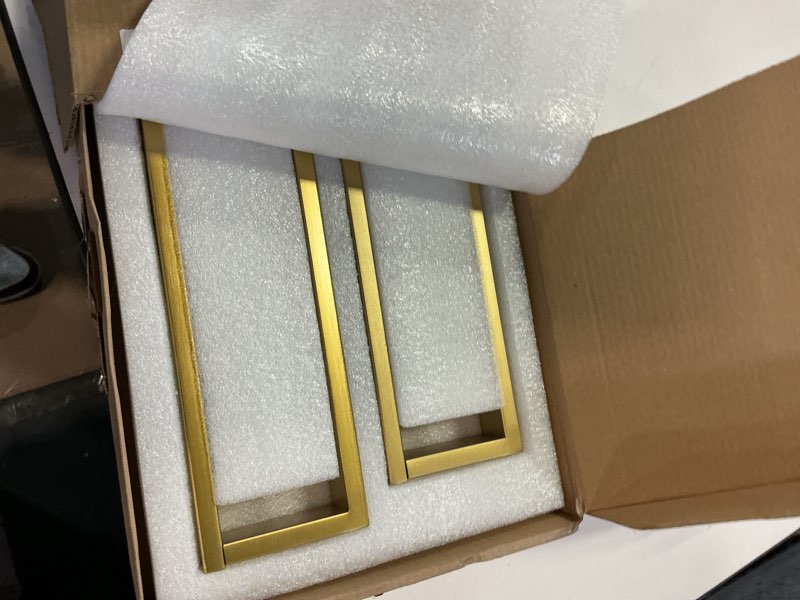 Condition photo showing New/Like New for Lairuier Bathroom Hardware Accessories Set, Brushed Gold 4-Piece Bathroom Hardware Set Including Towel Bar,Towel Holder, Toilet Paper Holder, Towel Hook, Stainless Steel Bath Towel Bar Set