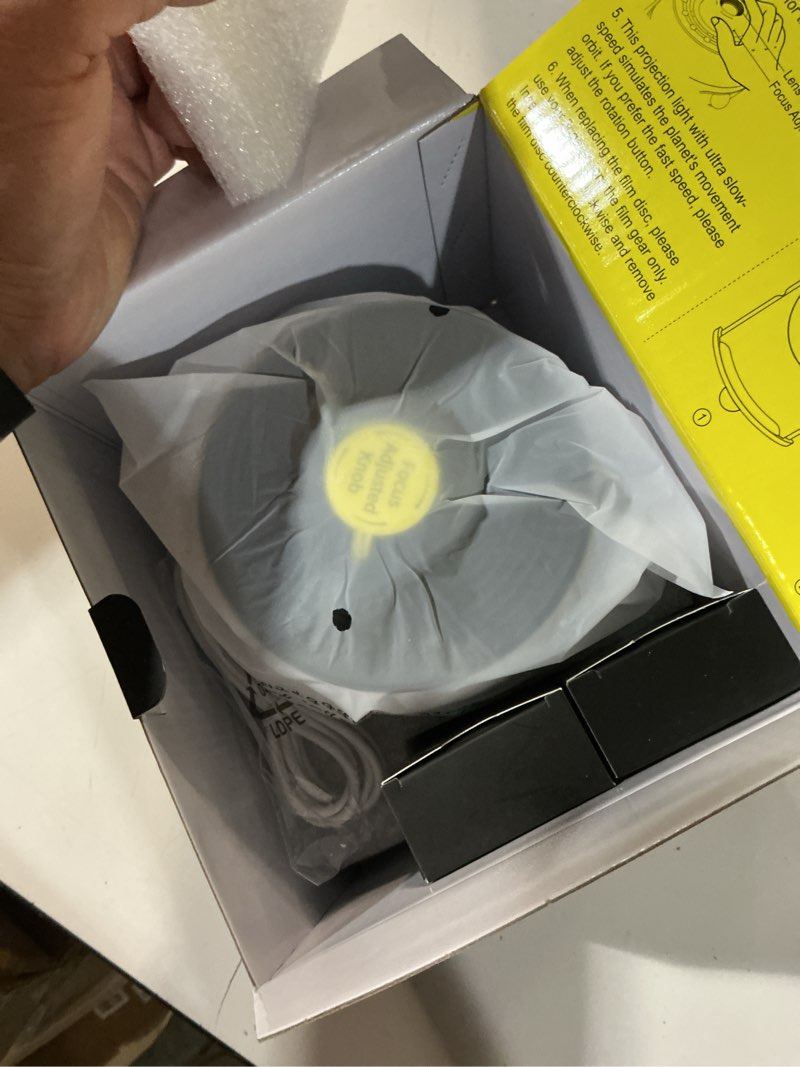 Condition photo showing Good Condition for planetarium projector pro for bedroom, 13 in 1 star projector galaxy light, ceiling night light milky way mood lighting with timer, led space galaxy lamp bedroom room decor for adults kids - white