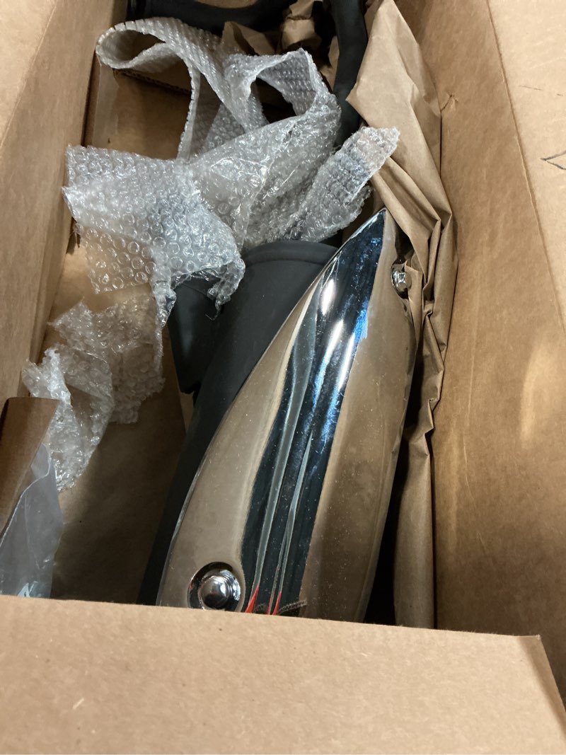 Condition photo showing Good Condition for redcap oem exhaust muffler set fits 49cc 50cc 60cc 70cc 80cc gy6 qmb139 engines include chrome muffler and heat shield compatible with taotao kymco jonway icebear and many other chinese scooters