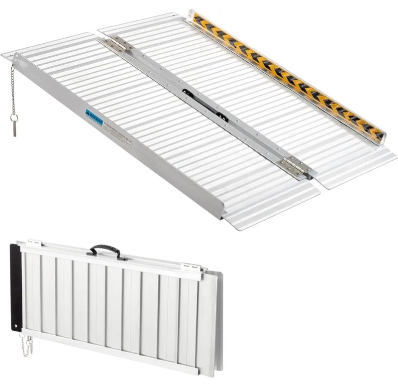 TRIBLESIX Wheelchair Ramp 3FT Long Utility Mobility Access Threshold Ramp