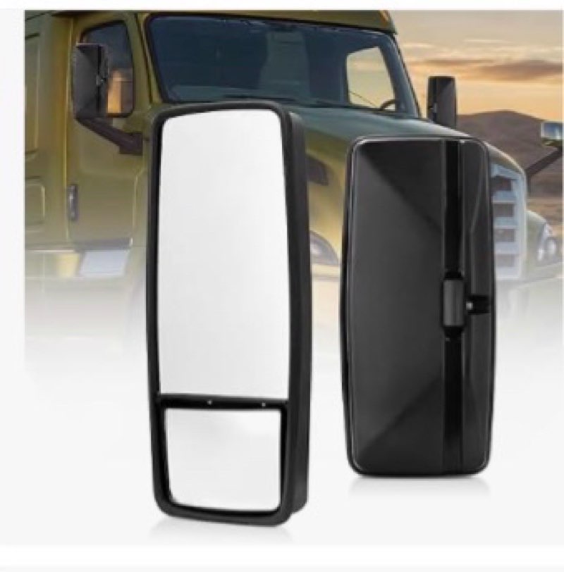 YITAMOTOR Left Driver Side Mirror Door Mirror Compatible With 2008-2023 ISUZU NPR NPR-HD NQR NRR Che
