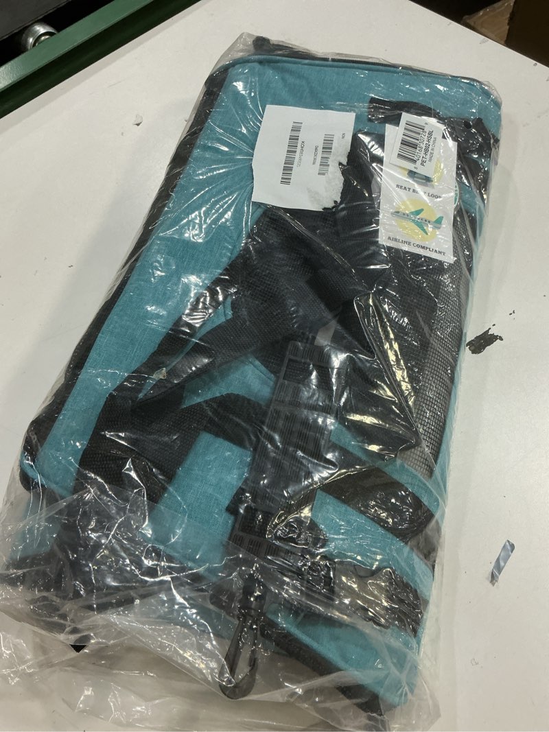Condition photo showing Good Condition for PetAmi Airline Approved Pet Carrier for Cat, Soft Sided Dog Carrier for Small Dog, Cat Travel Supplies Accessories Indoor Cat, Ventilated Pet Carrying Bag Medium Large Kitten Puppy, Large Heather Blue Heather Blue Large - 19.5"L x 10.2"W x 12"H