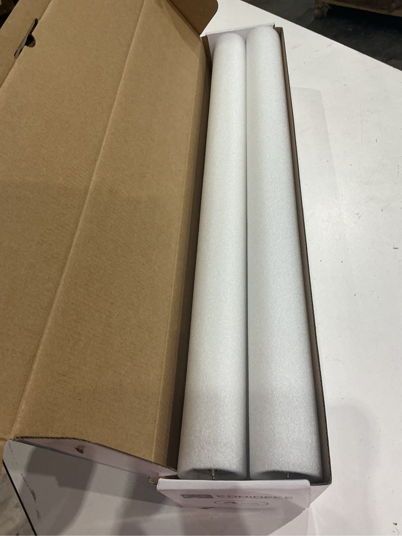 Condition photo showing Good Condition for t12 fluorescent tube light bulb 20 watt daylight, f20t12/d replacement for 79042 f20t12/sun/eco f20t12/d/eco 273284 f20t12/d/alto 1100 lumen g13 base, 24 inch 4 count 4pcs t12 20w d/l