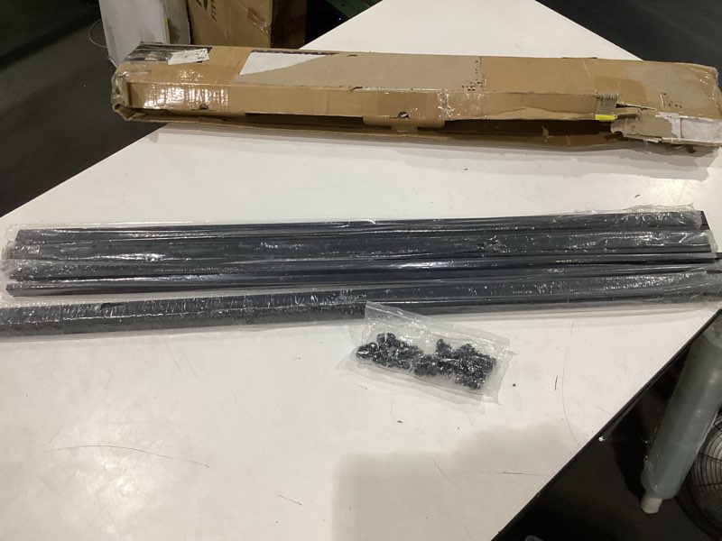 Condition photo showing New/Like New for ceiling curtain track ceiling/wall mounted curtain track rails system for sliding curtains room divider curtains tracks/rod for living room bedroom office shower outdoor curtain white 9ft white 6ft-9ft (72-108in)