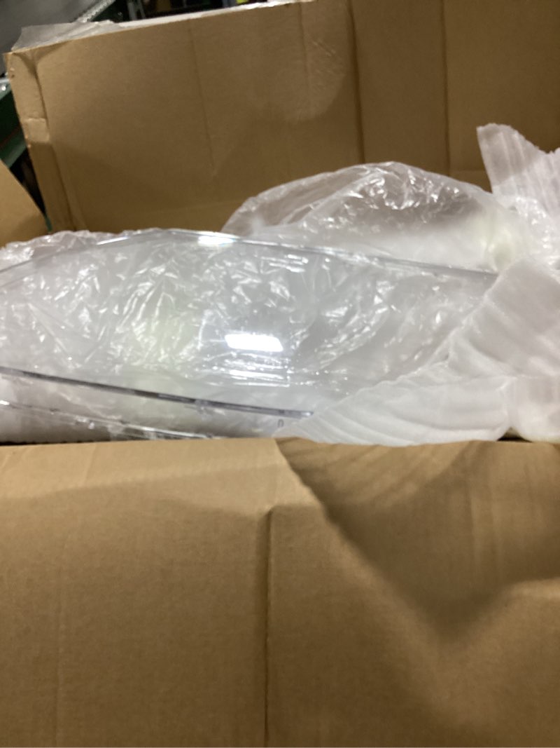 Condition photo showing As Is for headlight lens cover headlight headlamp lense clear lens cover for mazda cx-7 2007-2012 clear pc 1 pcs front left car 65x26x12cm