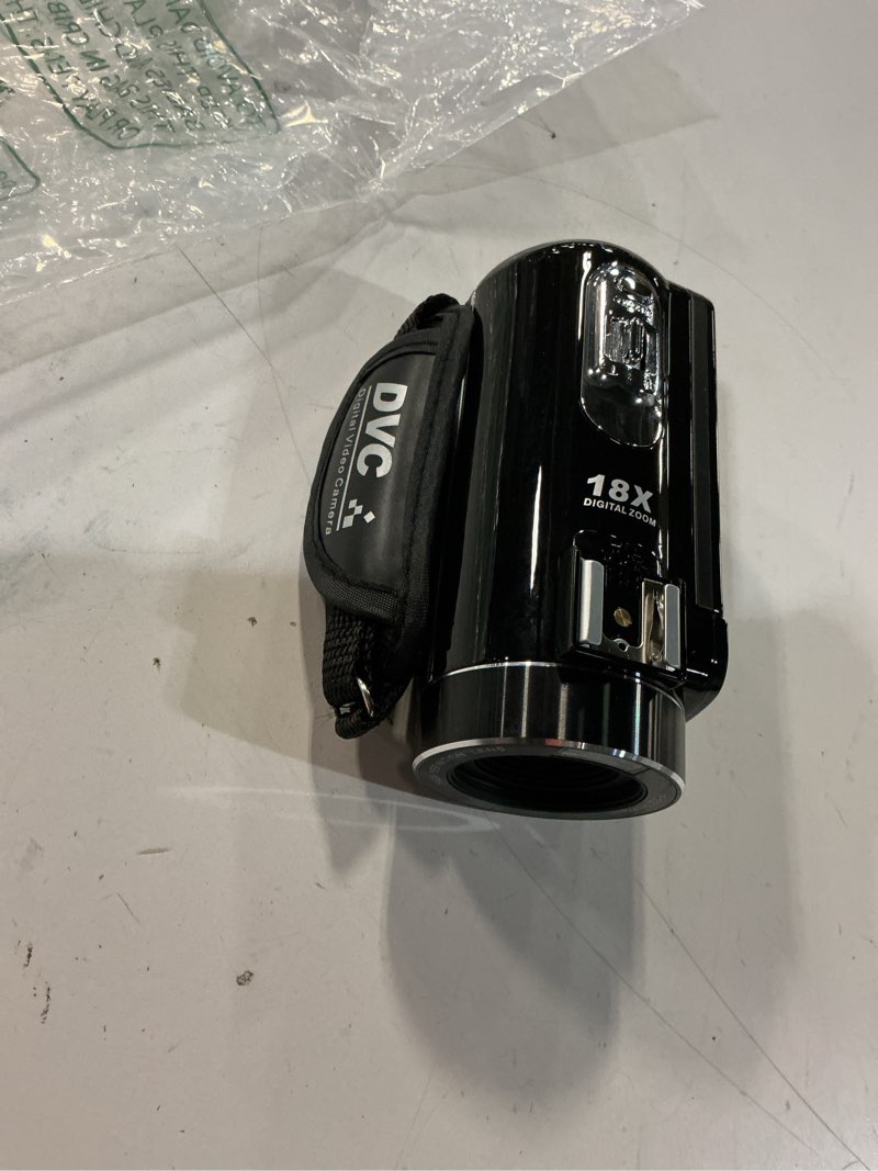 Condition photo showing Good Condition for camcorder video camera, digital camera 1080p 18x digital zoom cam corder with fill light, 3" 270° rotatable screen webcam anti-shake 48mp vlogging camera for youtube with 32gb card & battery 1080p-48mp