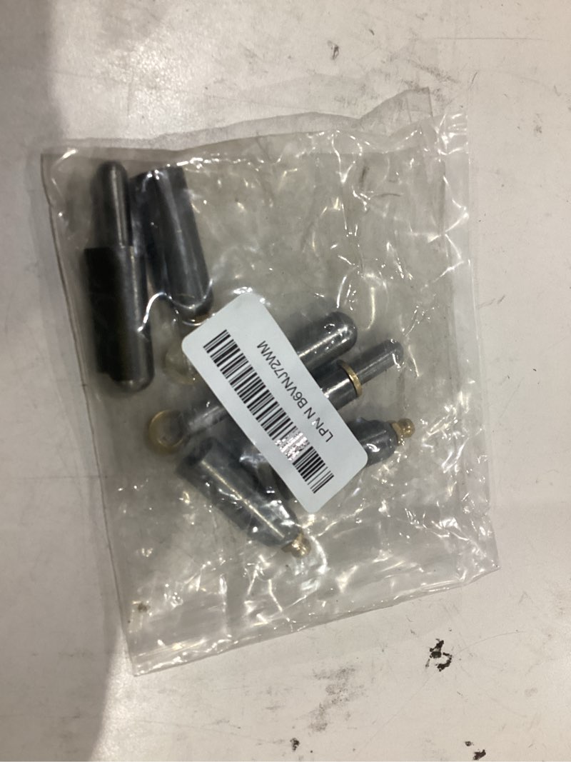 Condition photo showing As Is for Zonon 5 Pcs 3 Inch BBQ Smoker Bullet Weld on Bullet Hinge Carbon Steel Weldable Barrel Hinges Heavy Duty for Swing Door Trailer Ramp 3 Inch Zerk 5