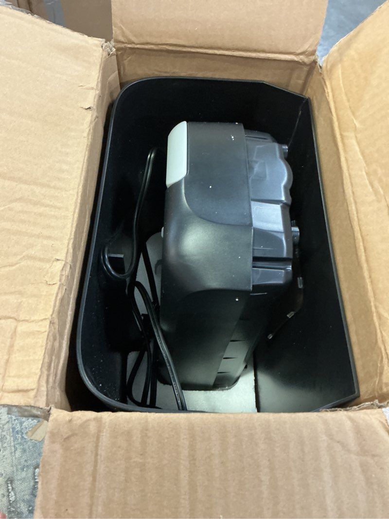 Condition photo showing Good Condition for Bonsaii Paper Shredder, 3.4 Gals Wastebasket, 5-6 Sheet Crosscut Shredder for Home Use Black 5x18mm Crosscut Original