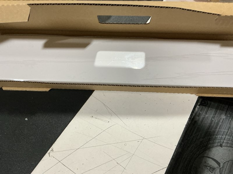 Condition photo showing Good Condition for design house 550905 universal cultured marble side splash 21.5 inch, solid white