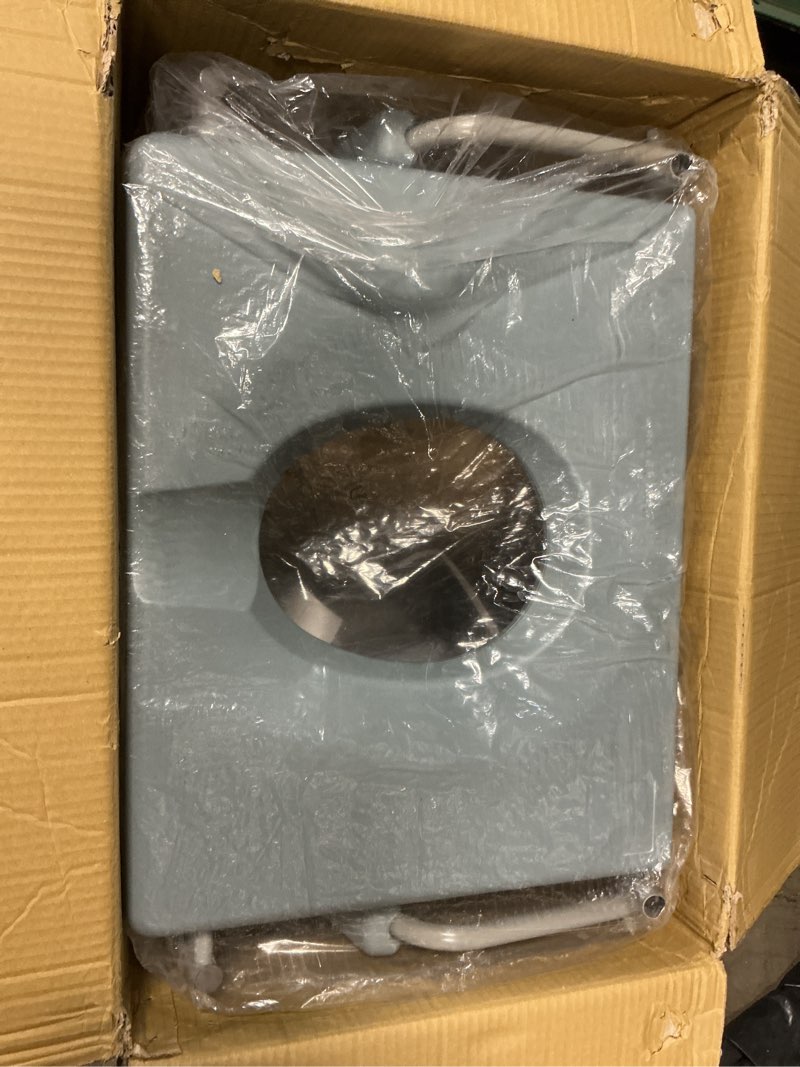 Condition photo showing Good Condition for Homecraft Deluxe Bariatric Drop Arm Commode, 1000 lb Weight Capacity, Extra Wide Seat with Adjustable Height, Bedside or Over Toilet Use, Drop Arms for Easy Transfers, Includes Splash Guard & Bucket Professional Healthcare