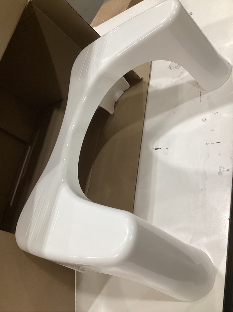 Condition photo showing As Is for squatty potty 9 in plastic toilet stool