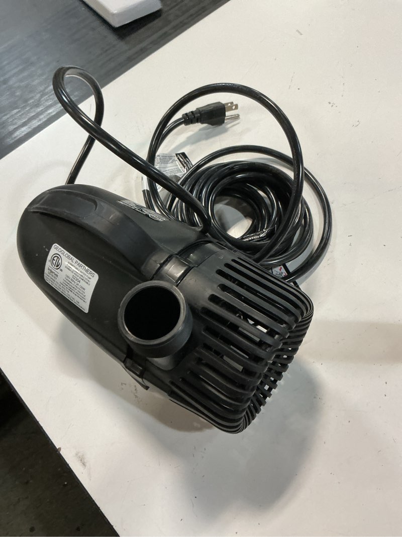 Condition photo showing As Is for smartpond 2000.0 -gph submersible corded electric waterfall pump