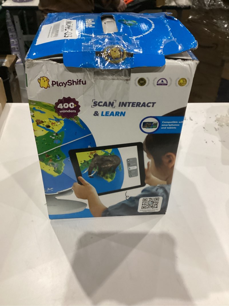 Condition photo showing New/Like New for PlayShifu Globe for Children – Orboot Earth: Interactive Kids Globe with 1000+ Facts on Animals, Places & Monuments | Tech-Powered Learning Toy & STEM Gift for Kids Ages 4–10