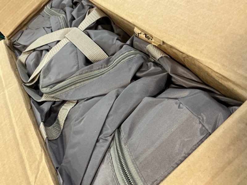 Condition photo showing As Is for Kinderkraft LOVI 3-in-1 Portable Baby Bassinet & Crib – Travel Cot, Rocking Sleeper & Bedside Bassinet for Newborns, Lightweight & Foldable with Mosquito Net and Carry Bag Grey