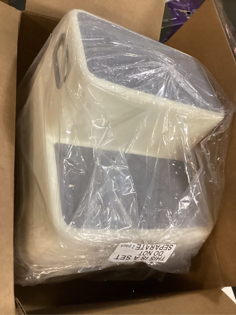 Condition photo showing Good Condition for ZLMHYYM Toddler Step Stool for Bathroom Sink, 2 Pack Step Stool for Kids, Plastic Potty Training Toilet Stepping Stools, Child and Baby Lightweight&No-Slip Two Step Stools(Include 2 Faucet Extenders) Gray-faucet Extenders