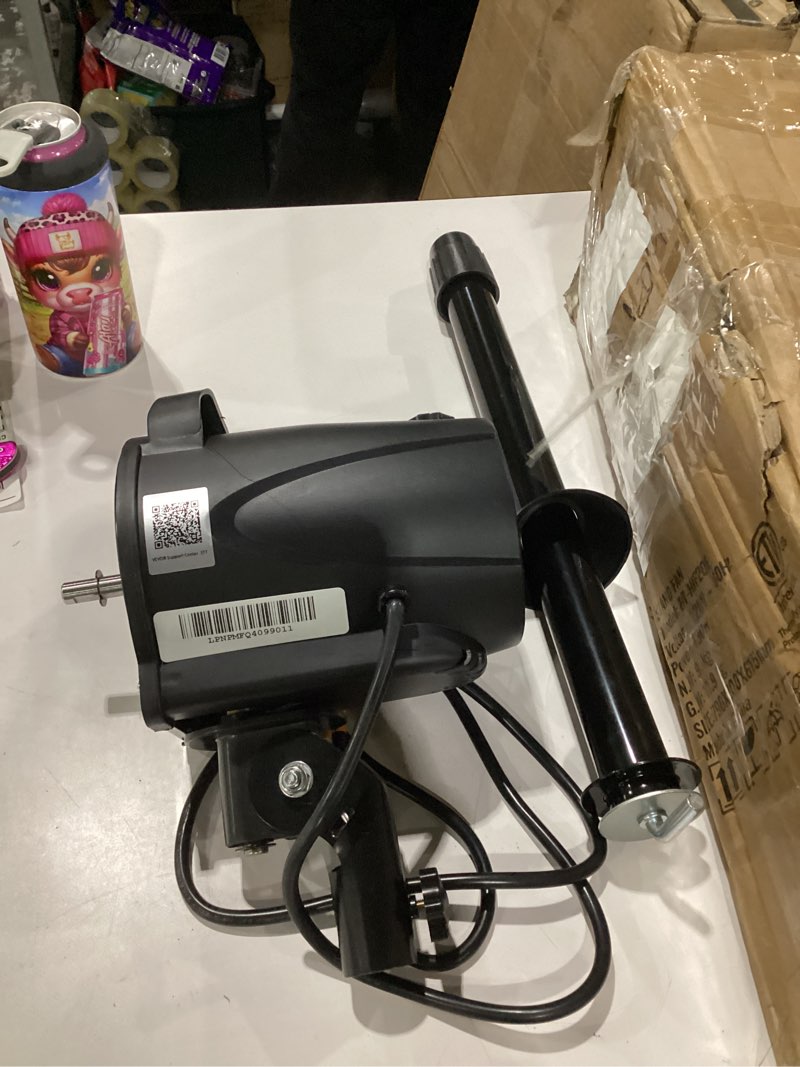 Condition photo showing As Is for used not tested vevor industrial pedestal fan, 20 inch 90-degree oscillating fan, height adjustable standing fans with 3 adjustable speeds, high power floor fans for warehouse,garage,commercial, black oscillating 20in black