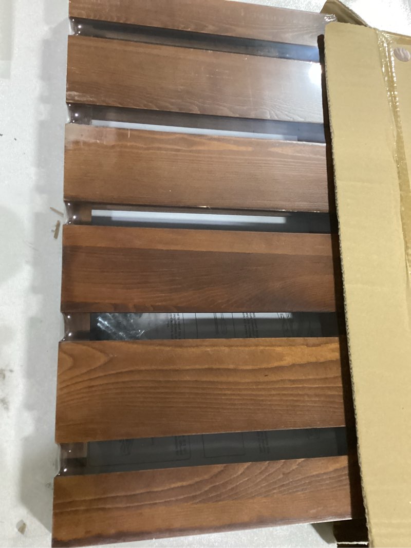 Rustic State Palomino Wall Mounted Wood Floating Wine Liquor Bottle Rack with Glassware Holder Stemware Shelf Storage Organizer - Home, Kitchen, Dining Room, Bar Décor - Walnut Stained