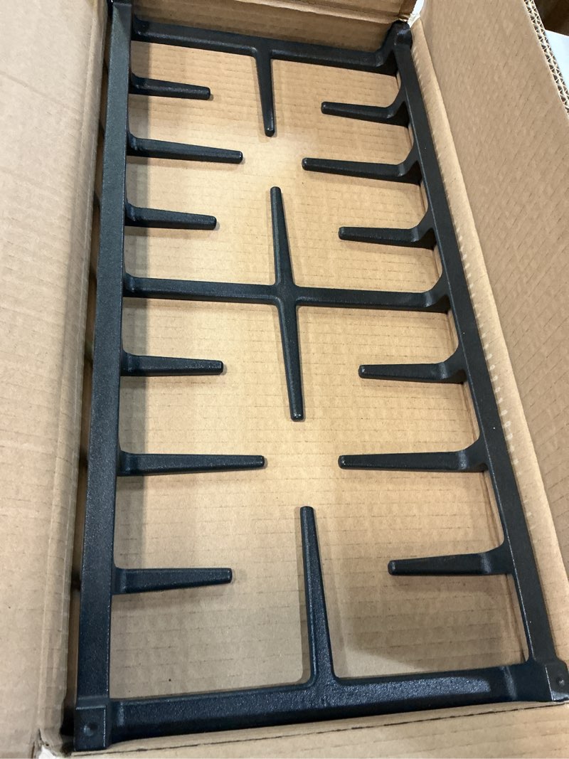 Condition photo showing New/Like New for wb31x27150 cast iron burner grate replacement for ge stove parts jgbs66rekss jgb700sej4ss jgss66sel1ss jgss66sel3ss, wb31x24737 center burner grate surface cooktop for general electric gas range parts 1pcs wb31x27150
