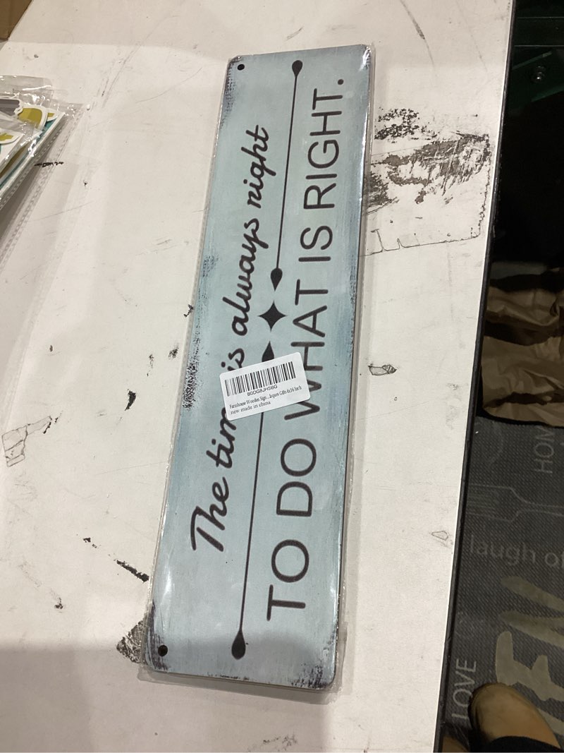 farmhouse wooden sign