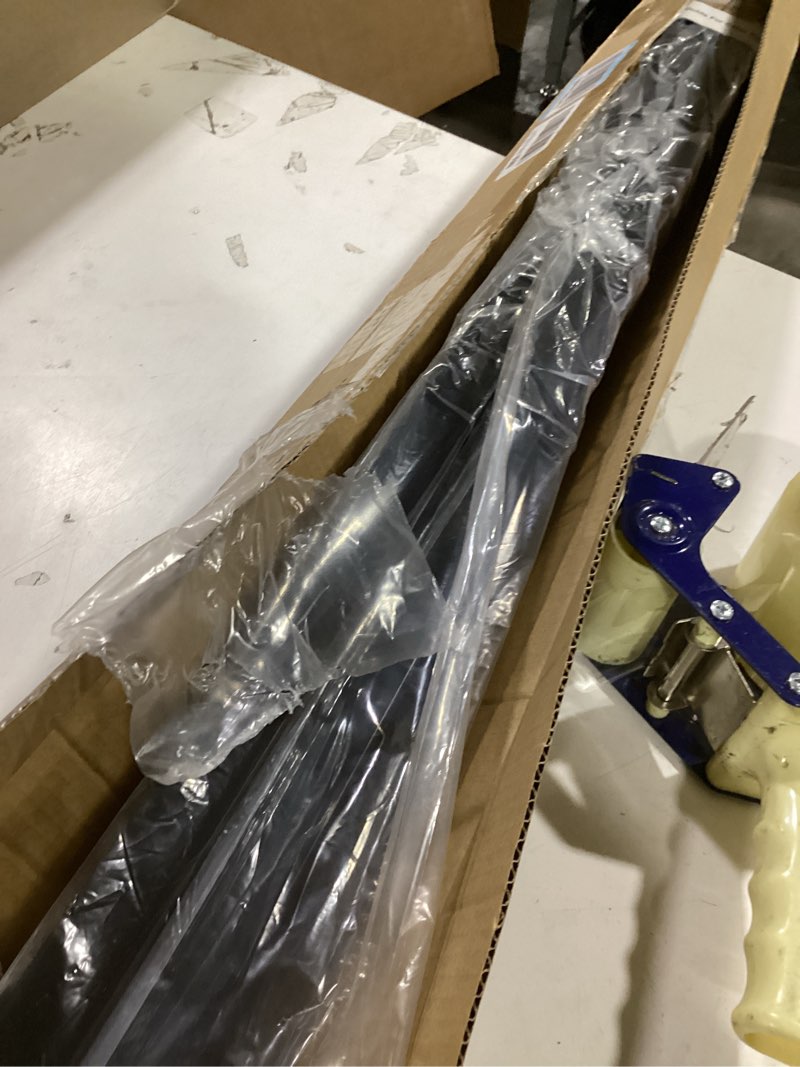 Condition photo showing Good Condition for 2pack 4' rectangular cable railing handrails, black stainless steel handrail with nylon end caps for stair cable railing system, 4ft flat top cuttable deck cable rail post handrail, rg01-h 2x 4ft handrail flat handrail accessories