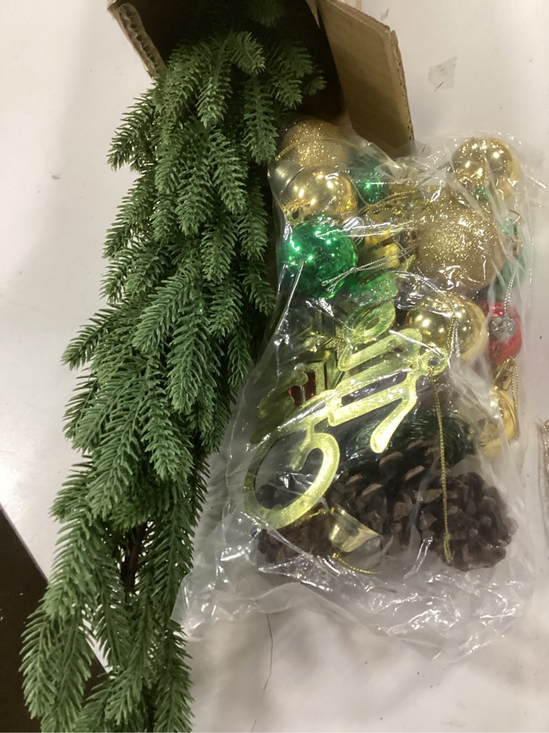 Condition photo showing New/Like New for 2FT Mini Christmas Tree with 30 LED Lights & 26 Ornaments,24-inch Tabletop Christmas Tree with Timer Memory Function, PE Branch Tips & Sturdy Cement Base,Small Xmas Tree for Holiday,Home,Office Decor