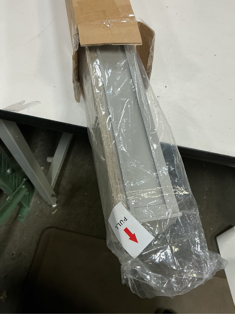 Condition photo showing Good Condition for persilux blackout roller shades for indoor window blinds,cordless,linen fabric,thermal insulated fabric uv protection shades for home,office,bedroom,door,blackout-beige,custom size custom size blackout-beige
