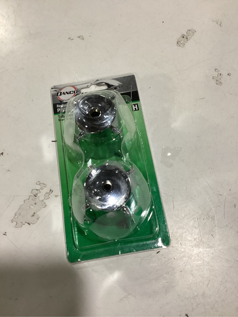 Condition photo showing New/Like New for danco chrome 2-handle knob shower faucet handle 2-pack
