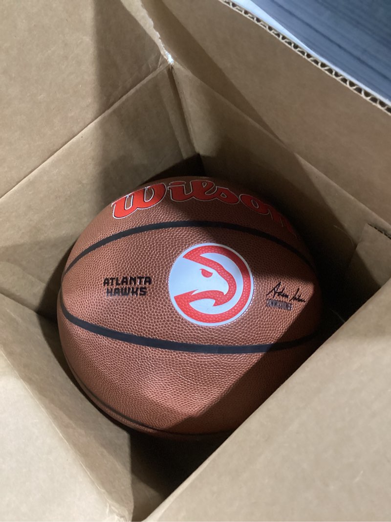 Condition photo showing Good Condition for Wilson NBA Team Alliance Basketballs - Size 7-29.5" Atlanta Hawks