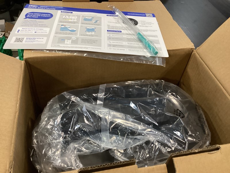 Condition photo showing New/Like New for dreo 8l smart humidifiers for bedroom 600ft², 80h runtime warm&cool supersized mist humidifier for large room indoor, quiet whole house humidifier for baby, plants, with alexa/google, black, hm717s