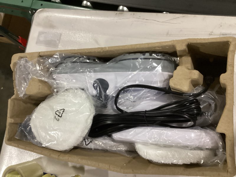 Condition photo showing New/Like New for 2-in-1 Steam Mop & Handheld Steam Cleaner,Floor Steamer with 13 Accessories,30s Fast Heat-Up, 550ml Tank,16.4ft Cord,4 Washable Pads,Deep Cleaning for Hard Floors,Carpets and Multi-Surface White