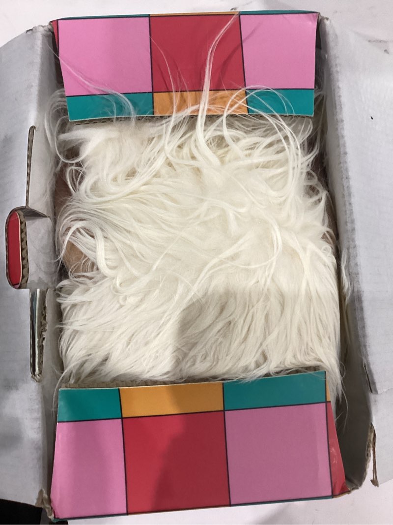 Condition photo showing As Is for Highland Cow Stuffed Animals, Microwavable Stuffed Animal Adorable Fluffy Highland Cow Plush for Warmth Comfort, Heatable Coolable Lavender Scent Toy, Cute Soft Plushies Gift for Kid Boy Girl & Adult A-White Highland Cow-1