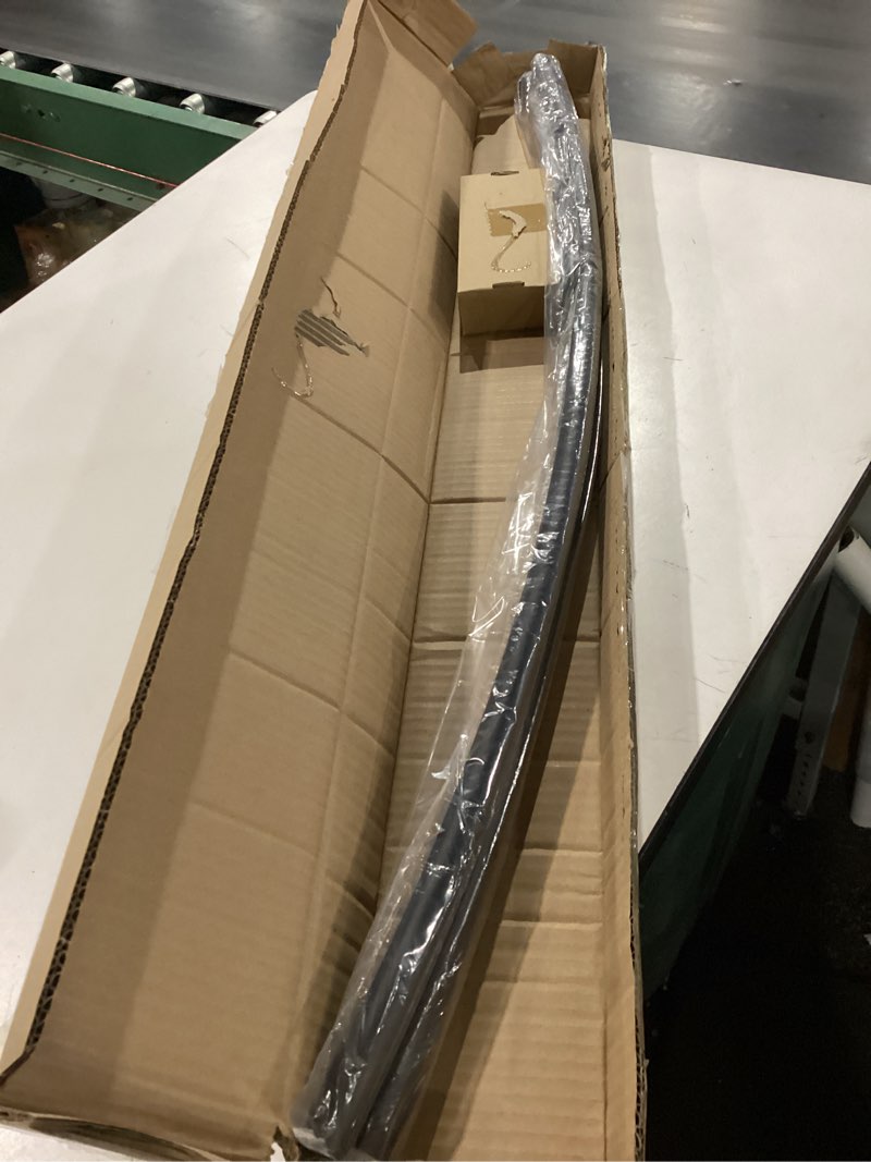 Condition photo showing New/Like New for curved shower curtain rod, toprod black round shower curtain rod 48-72 inches adjustable, rounded bowed stainless steel shower rods for bathroom, bathtub, stall, more shower space, need to drill