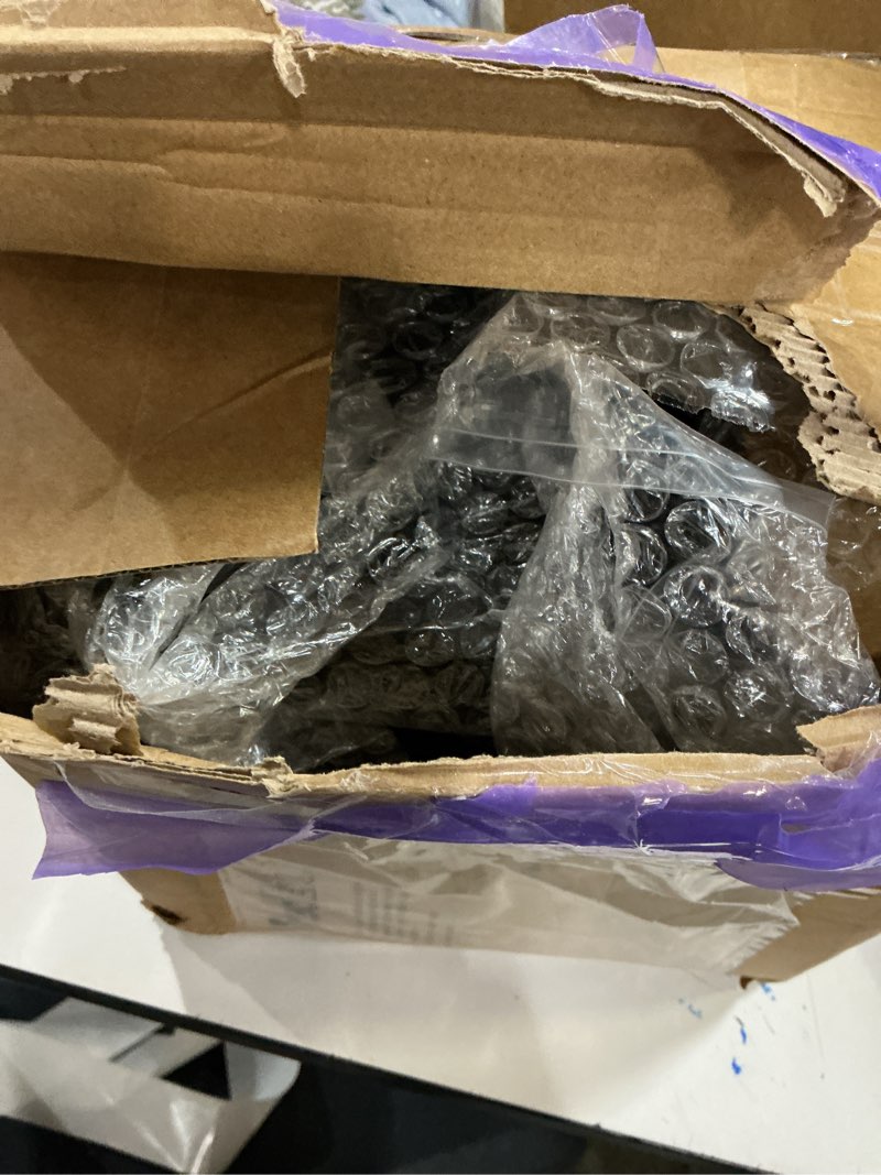 Condition photo showing New/Like New for geelin 6 pack acrylic risers for display acrylic cube boxes risers display stands with hollow bottoms decorative stand for jewelry candy table decor 6 sizes(black,3 to 8 inch,square) 3 to 8 inch square black