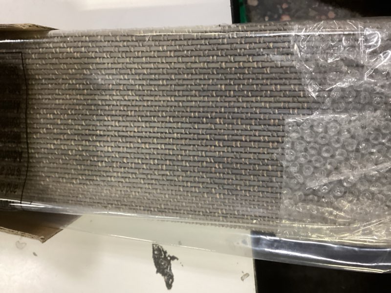 Condition photo showing Good Condition for lazblinds no drill cordless bamboo roman shades, light filtering blinds for indoor windows, roll up bamboo blinds for home, 39" w x 64" h, star-grey star-grey 39"w x 64"h