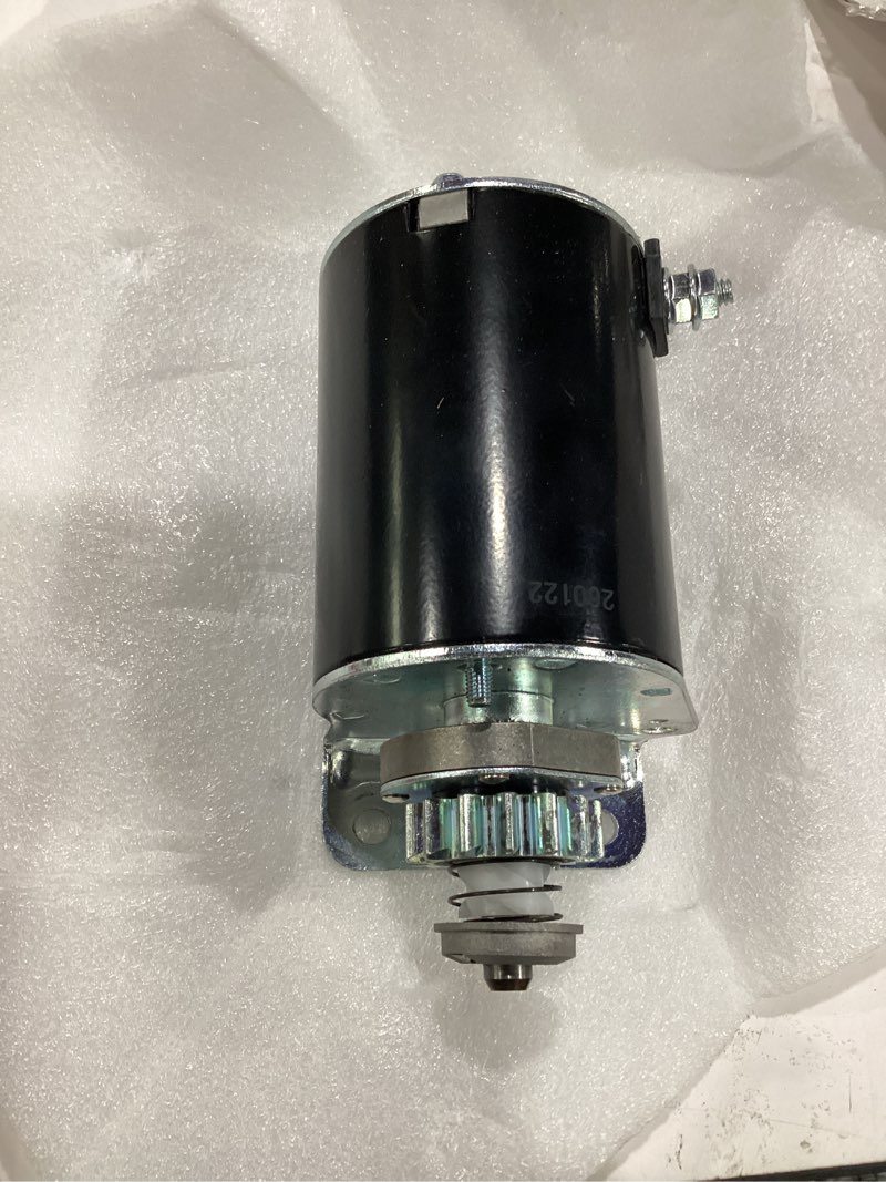 Condition photo showing New/Like New for 14 tooth starter motor replaces for 42 inch craftsman lt1000 lt2000 lt3000 yt3000 dyt4000 riding lawn mower tractors with briggs stratton intek 17hp 17.5hp 18hp 18.5hp 19hp 19.5hp 20hp