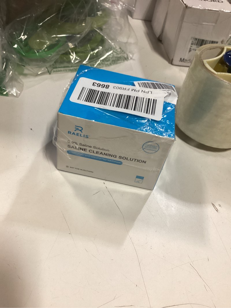 Condition photo showing New/Like New for RAELIS Saline Solution, 150ml /5.28 FL OZ Normal Solution for Multiple Household Uses, 5ml Each, 30 