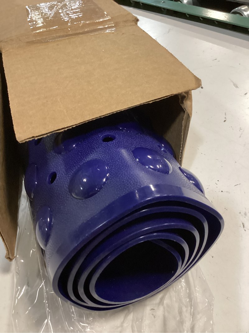 Condition photo showing Good Condition for enkosi extra large shower mat non slip - 47 x 32 inch - xl bathroom shower mat - large shower matts for shower stall floors - secure suction cups and drain holes (47x32 navy blue) navy blue 47" x 32" (rectangular)