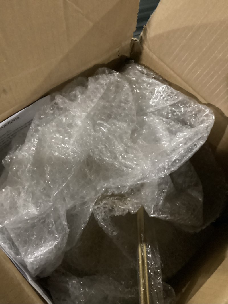 Condition photo showing New/Like New for 4-Light Gold Lantern Chandelier Adjustable Height, Kitchen Island Lighting Hanging Ceiling Pendant for Over Table Dining Room Foyer, E12 Bulb Base Gold 4-Lights