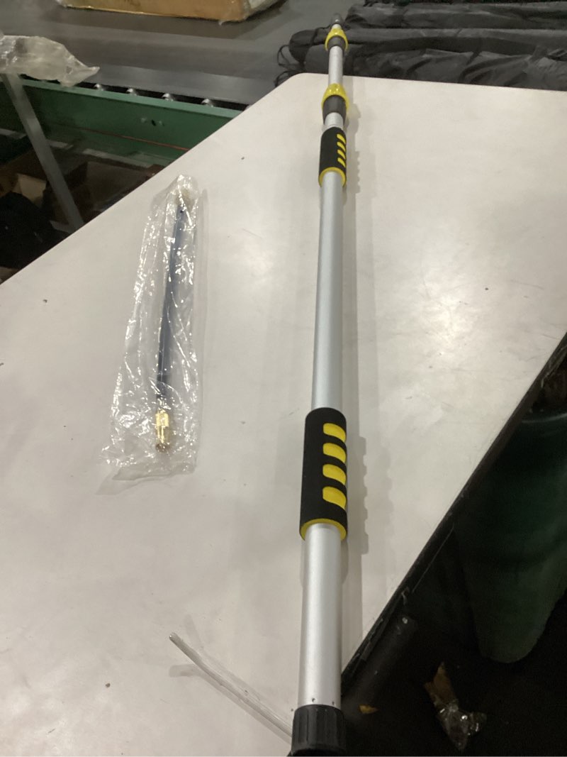 Condition photo showing Good Condition for Telescoping Pole, 5-20FT Aluminum Extension Pole(26FT Reach), Multi-Purpose Paint Roller for Painting, Dusting and Cleaning… similar to stock photo 