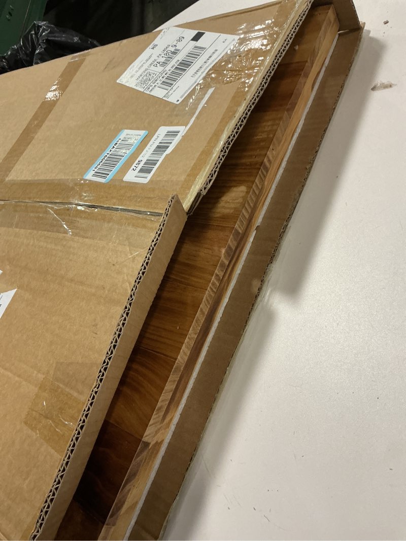 Condition photo showing As Is for Noodle Board Stove Cover with Handles, Wood Stove Top Covers for Electric Stove & Gas Burners, 30" x 22" Stovetop Cover, Rustic Kitchen Decor, for Countertop/Sink Cover/RV (Bamboo Wood) Brown