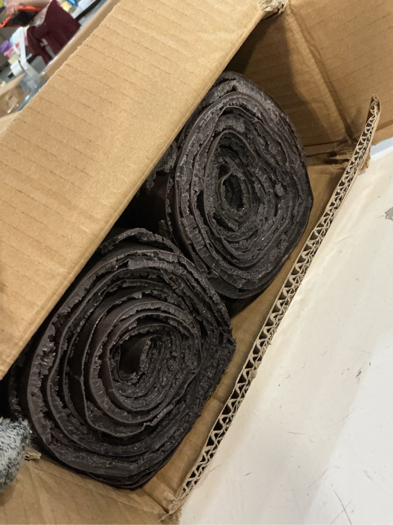 Condition photo showing Good Condition for artificial tree bark 118in*19.7in*2 pcs (32 sq.ft) silicone fake bark for pillars pipes street light poles wrapping simulation decoration indoor outdoor tree trunk wall and fake christmas tree