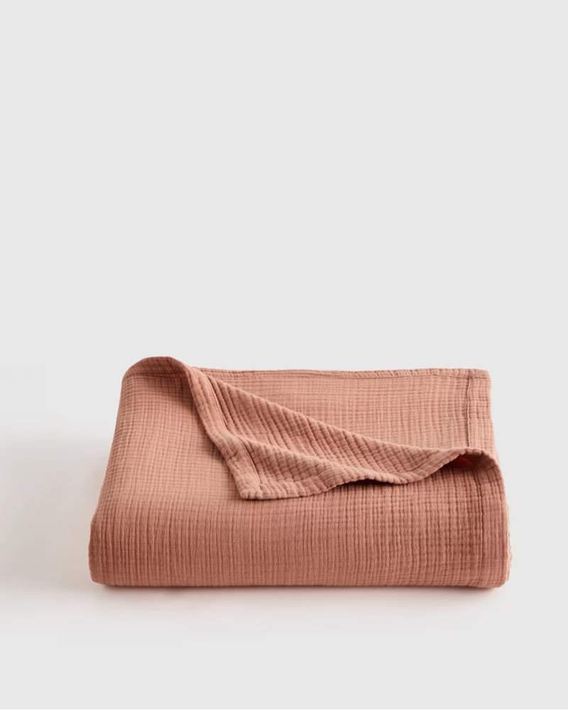 Organic Airy Gauze  bed Blanket